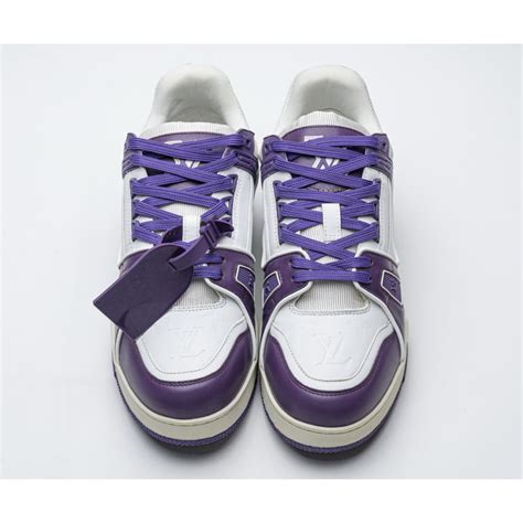 lv purple shoes|louis vuitton sneakers lv.